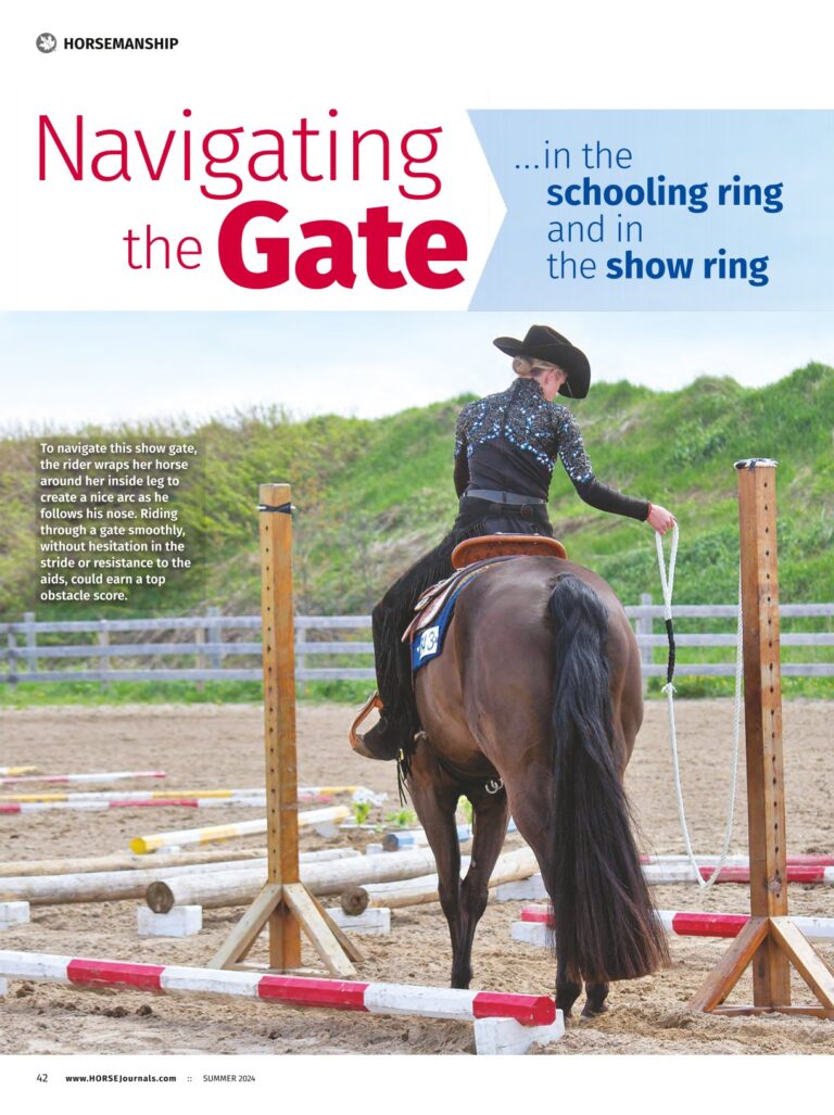 How to train your horse to work a gate . Part 1